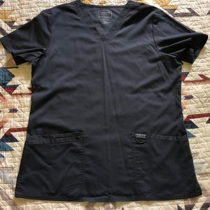 Cherokee Revolution Stretch M Pewter Scrub Top